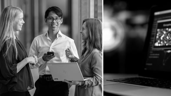 Illustrasjonsbilde av effektive løsninger for samhandling og rapportering.